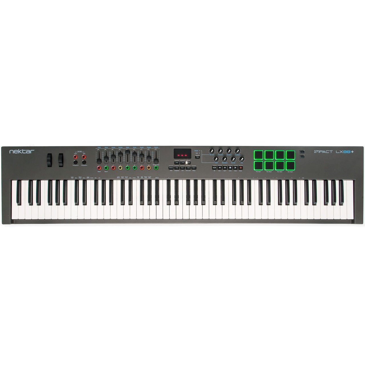 Controller Keyboards - Nektar Impact LX88+ 88-Key USB MIDI Controller Keyboard