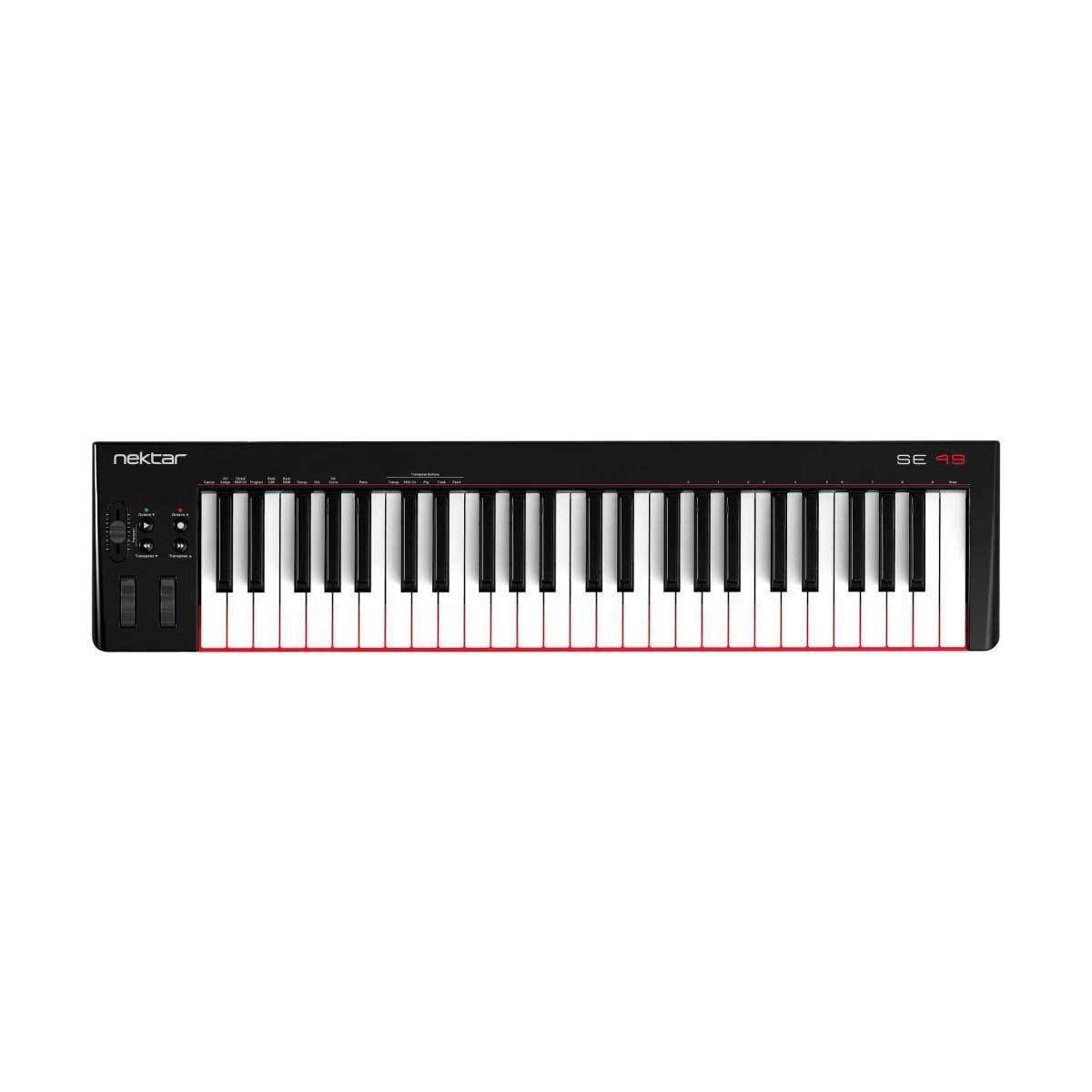 Controller Keyboards - Nektar SE49 49-note Velocity Sensitive Full-size Keys MIDI/DAW Controller Keyboard