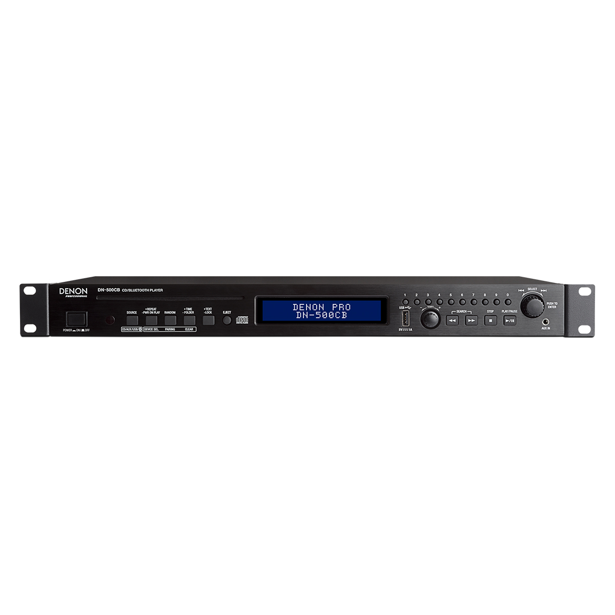  Denon Pro DN-500CB CD/Media Player with Bluetooth®/USB/Aux Inputs and RS-232c