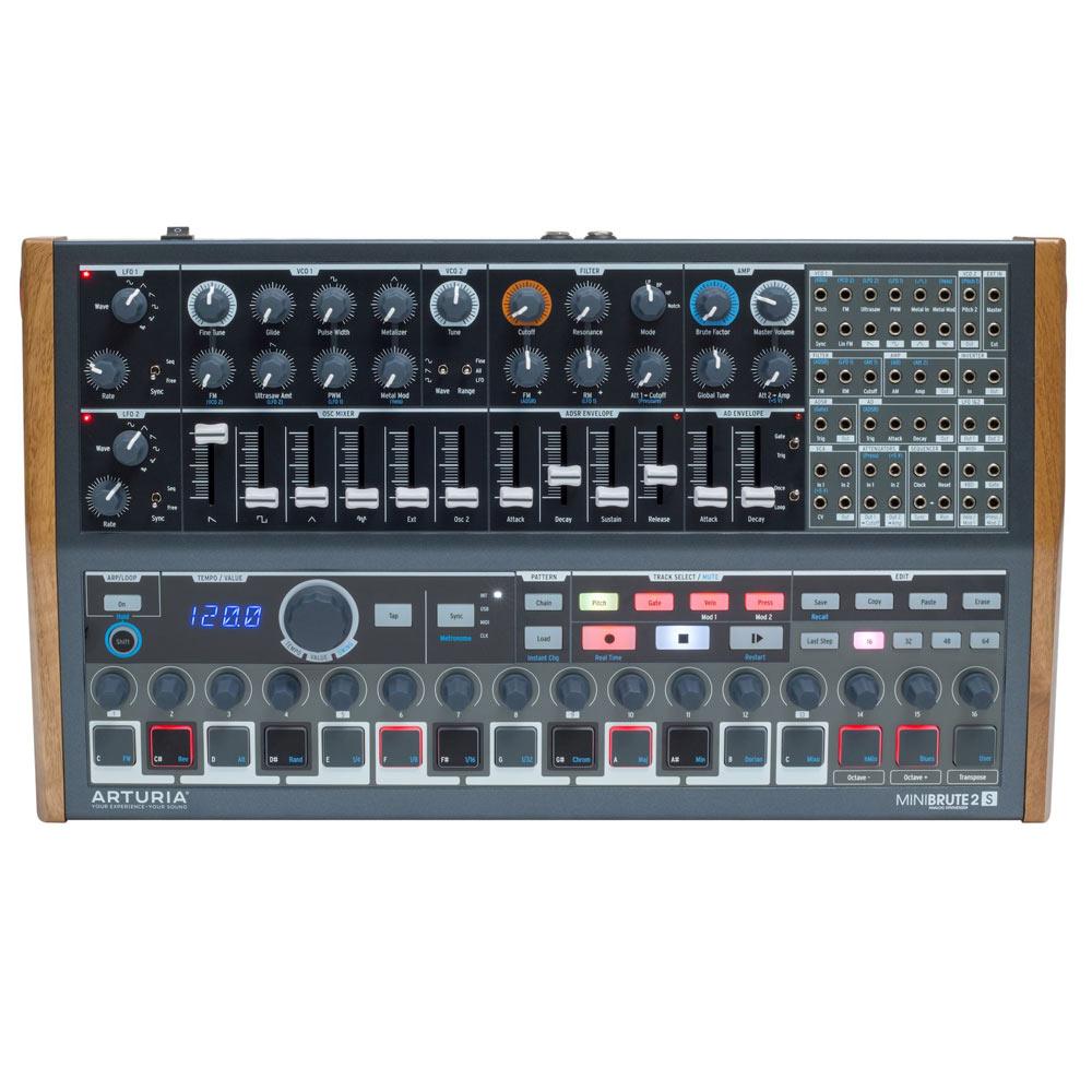 Desktop Synthesizers - Arturia MiniBrute 2S Hybrid Analog Synthesizer Sequencer