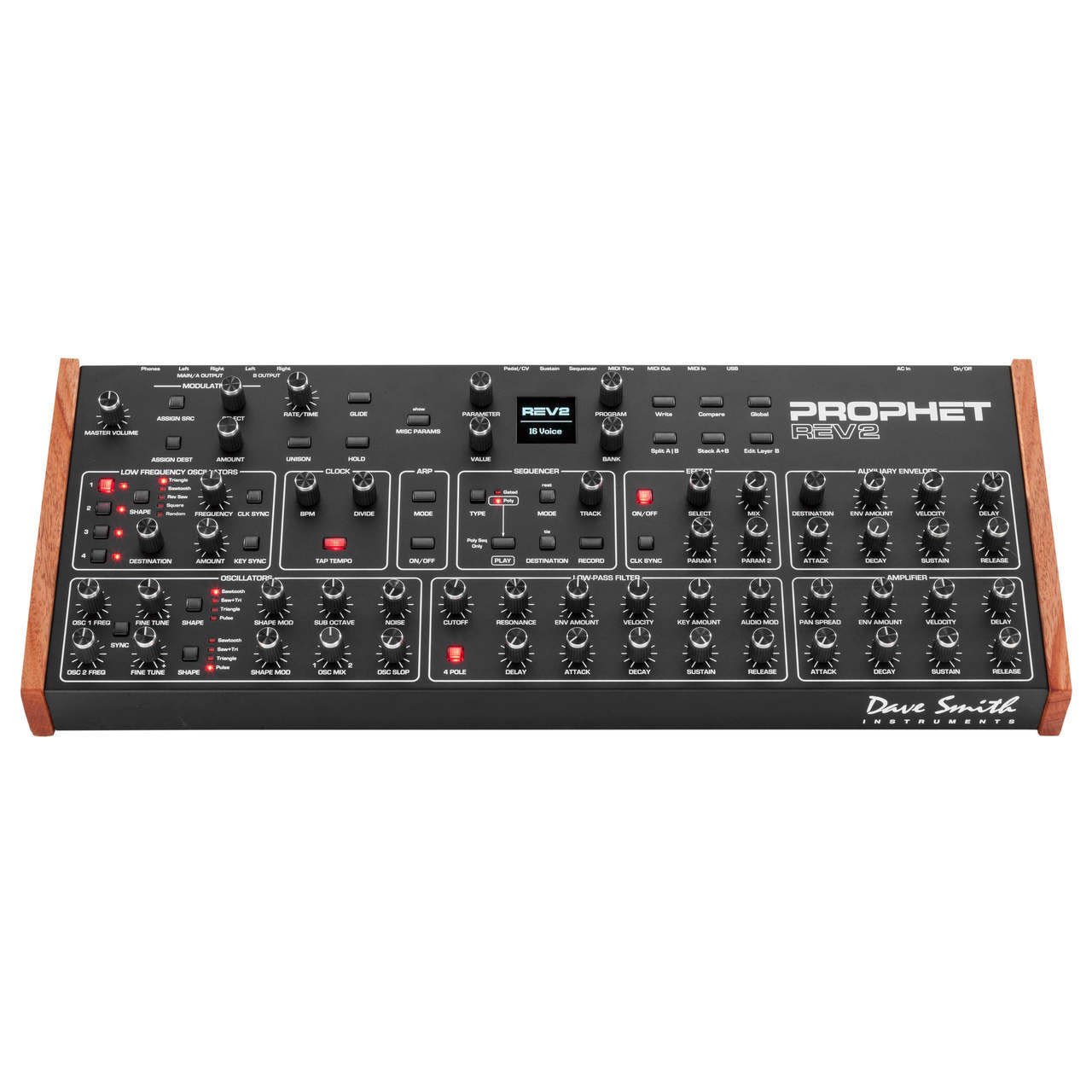 Desktop Synthesizers - Dave Smith Instruments Prophet REV2 Desktop 16-Voice Polyphonic Analog Synthesizer