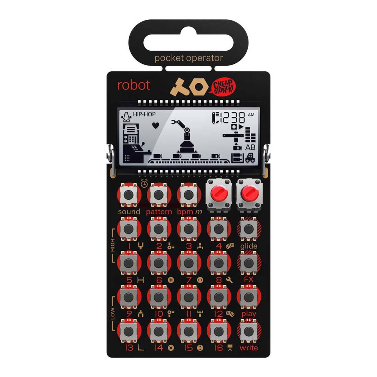 Desktop Synthesizers - Teenage Engineering PO-28 Robot Pocket Operator