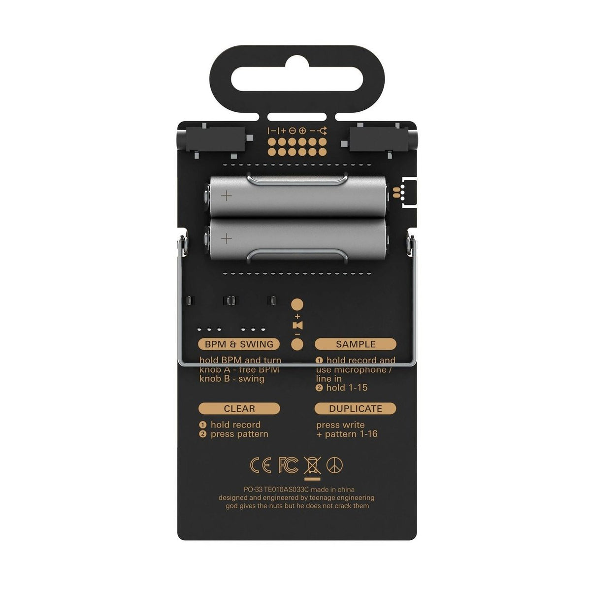 Desktop Synthesizers - Teenage Engineering PO-33 K.O Micro Sampler