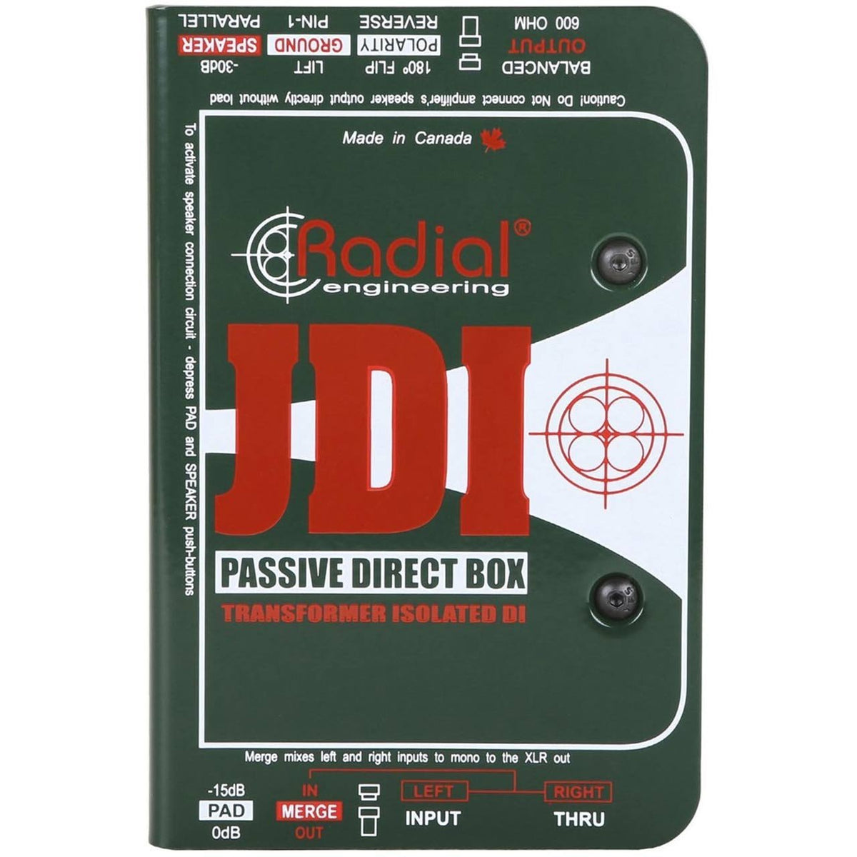 DI Boxes - Radial JDI - Passive DI