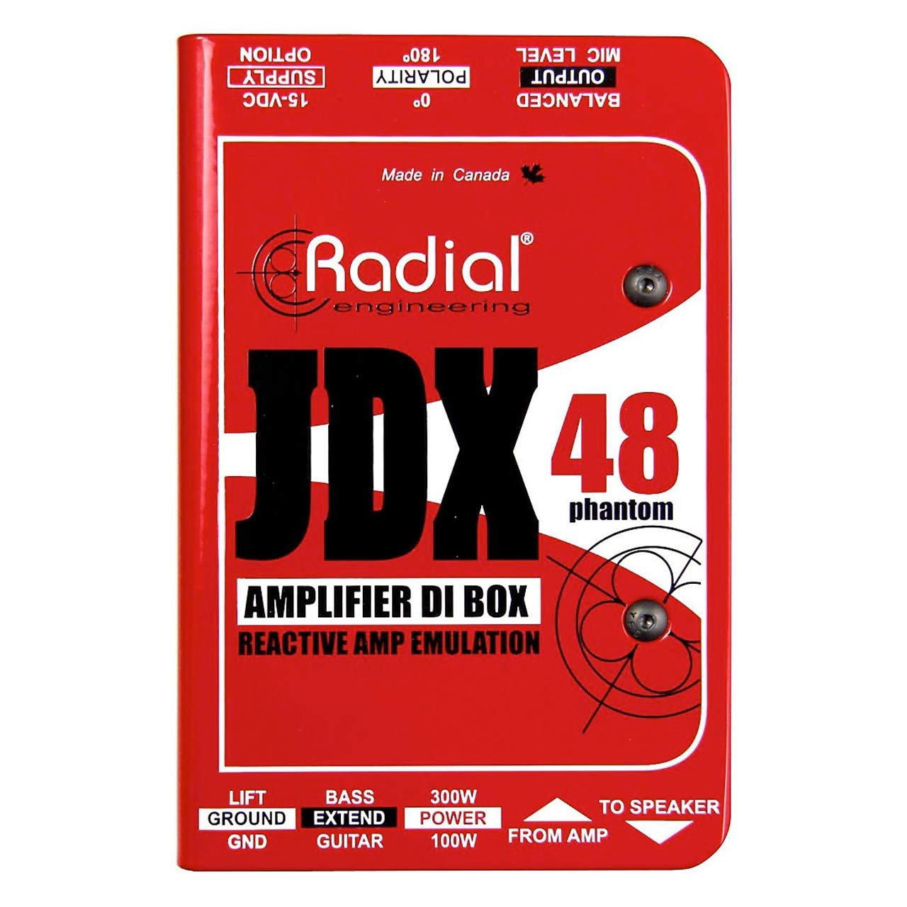DI Boxes - Radial JDX Reactor Guitar Amp Direct Box