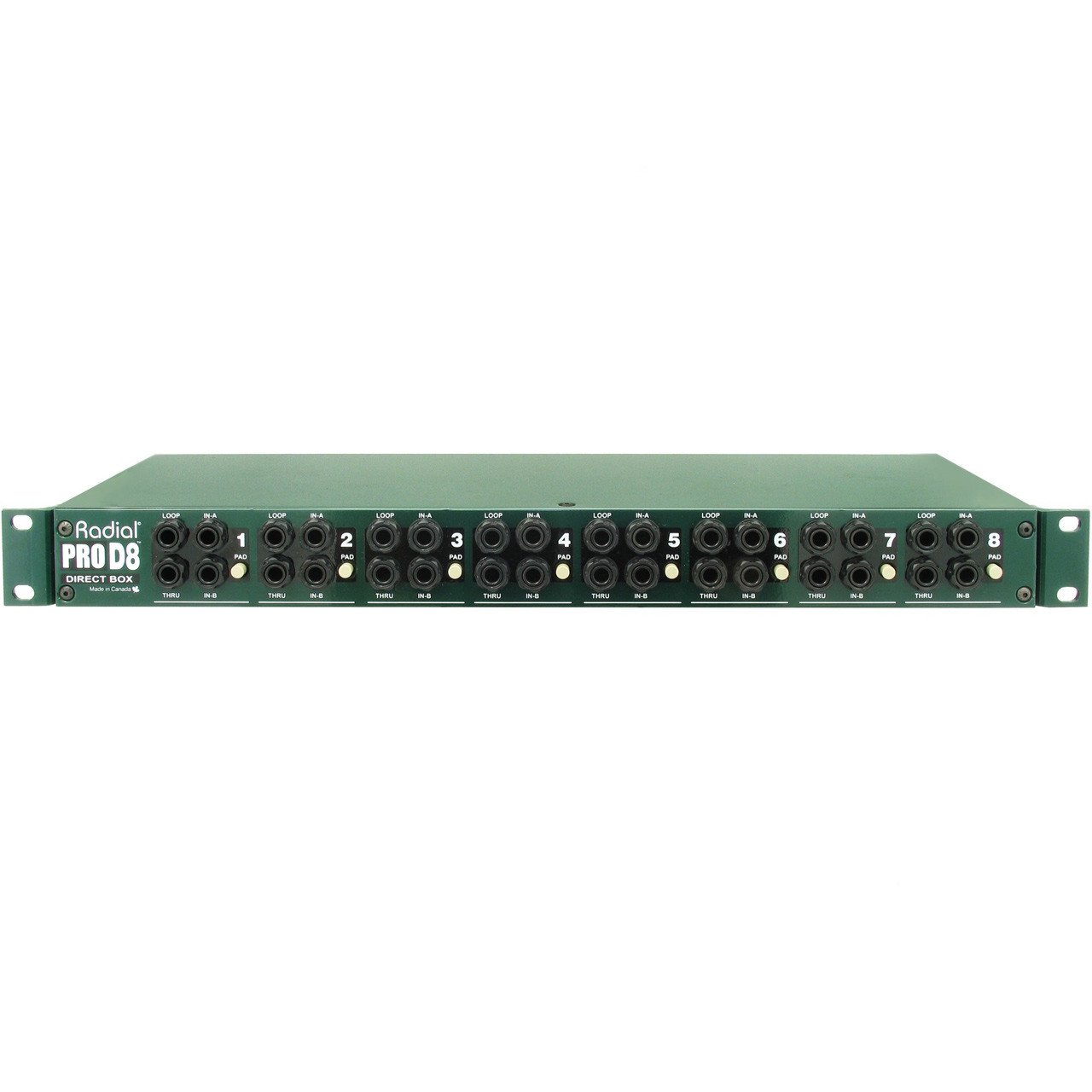 DI Boxes - Radial ProD8 Eight Channel Rackmount DI