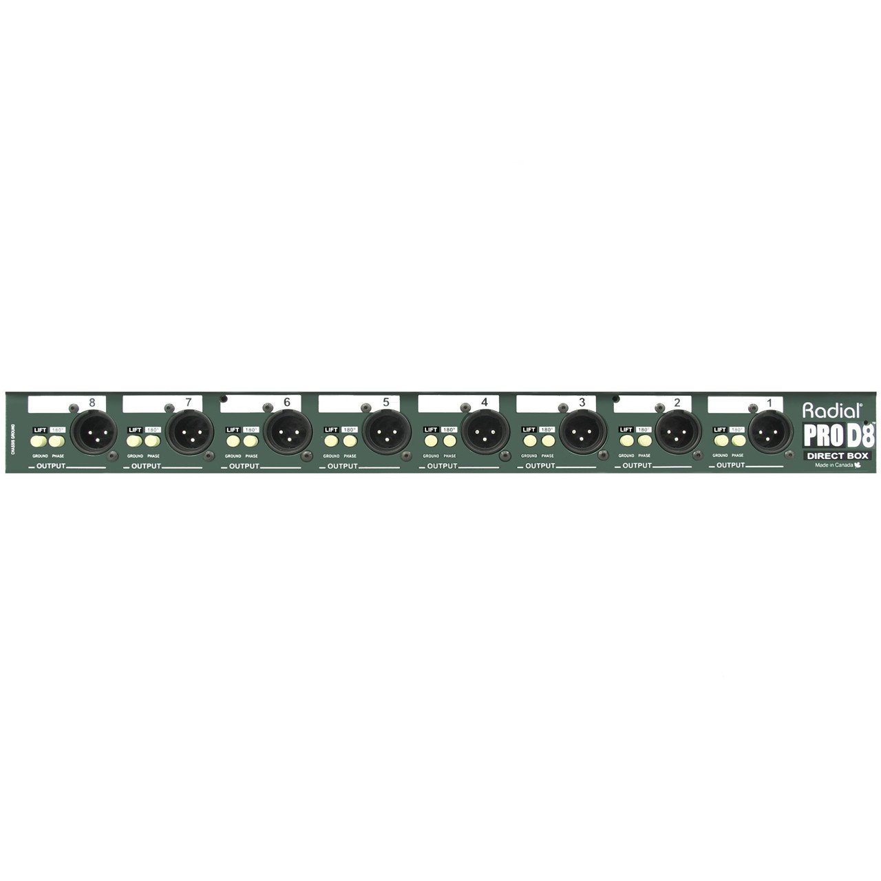 Radial Engineering ProD8 Eight Channel Rackmount DI - Sounds Easy