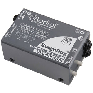 DI Boxes - Radial StageBug SB-6 2-channel Passive Audio Isolator