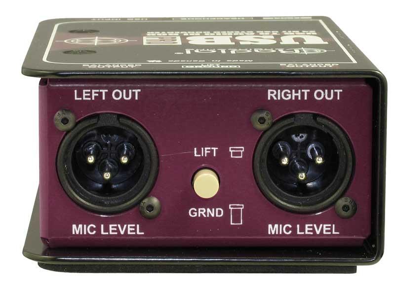 DI Boxes - Radial USB-Pro Stereo USB Laptop DI