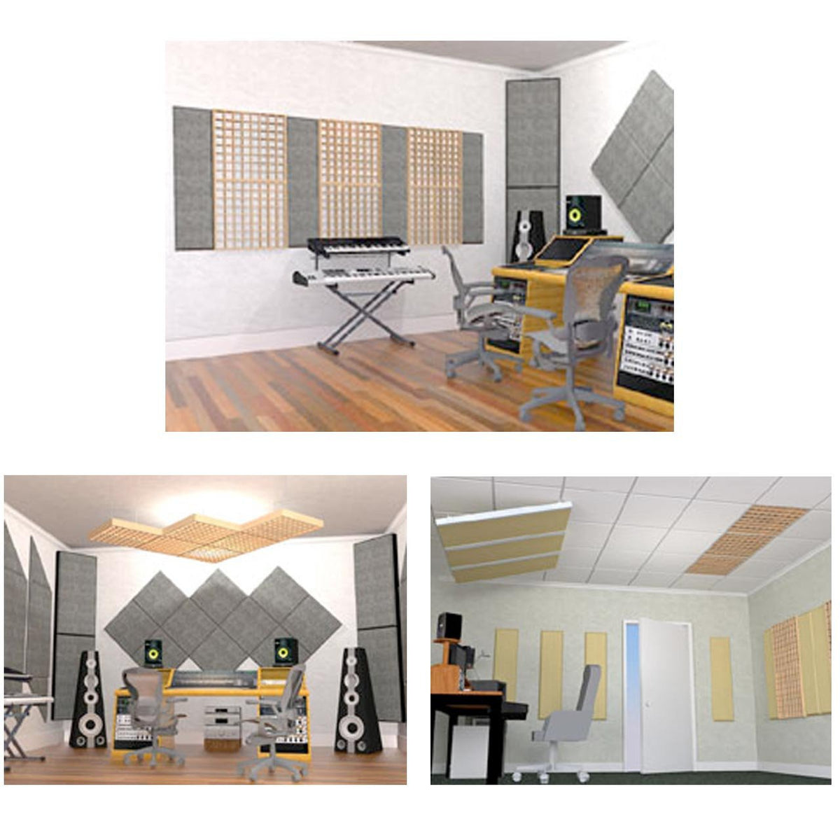 Grid Diffuser Effect Primacoustic The Radiator Open Grid Diffuser - Sounds Easy