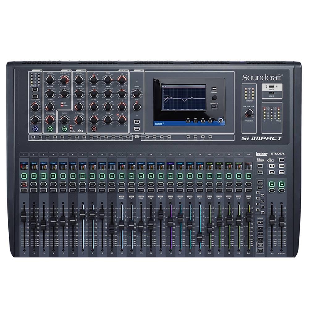 Digital Mixers - Soundcraft Si Impact - 40-input Digital Mixing Console