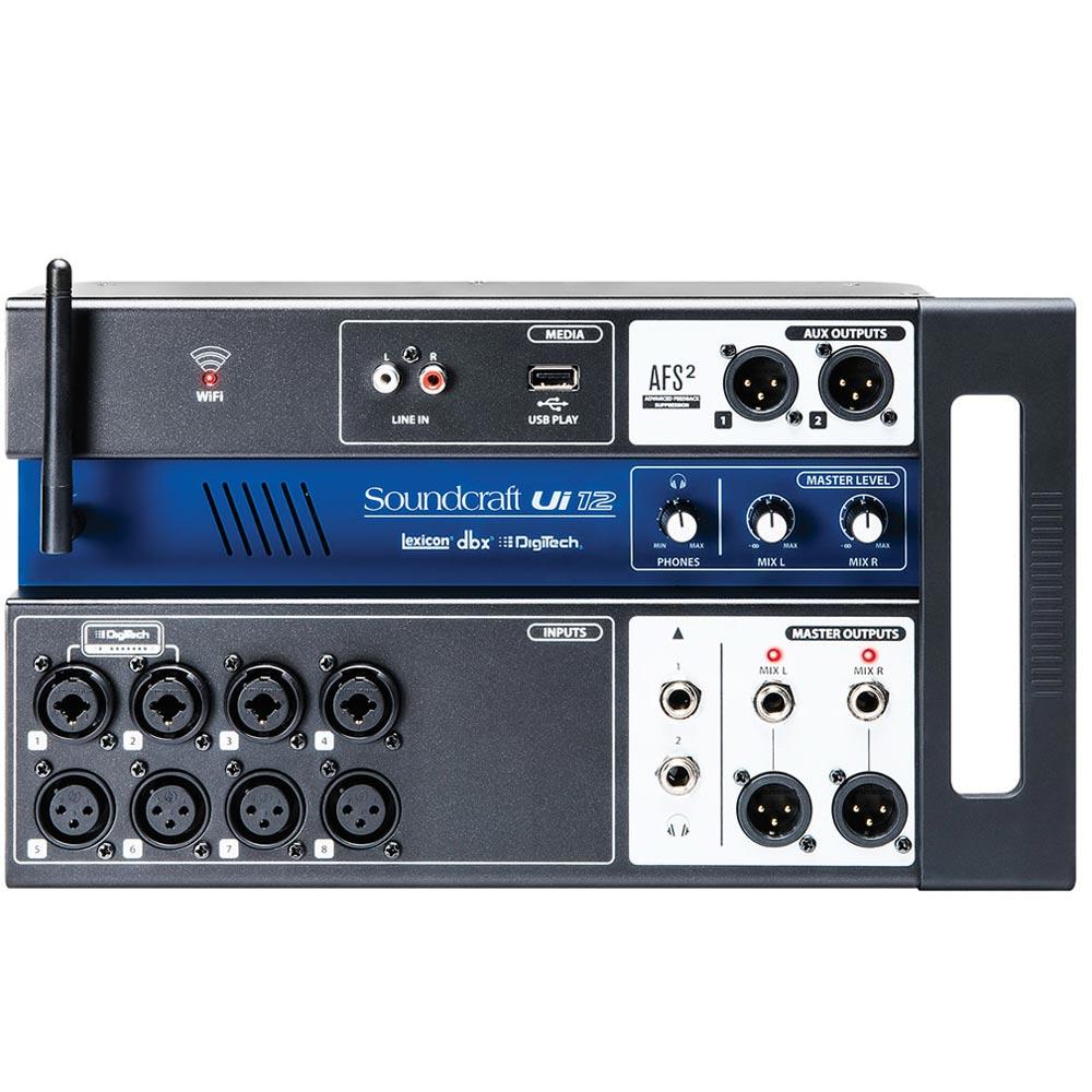 Digital Mixers - Soundcraft Ui12 12-input Remote-Controlled Digital Mixer