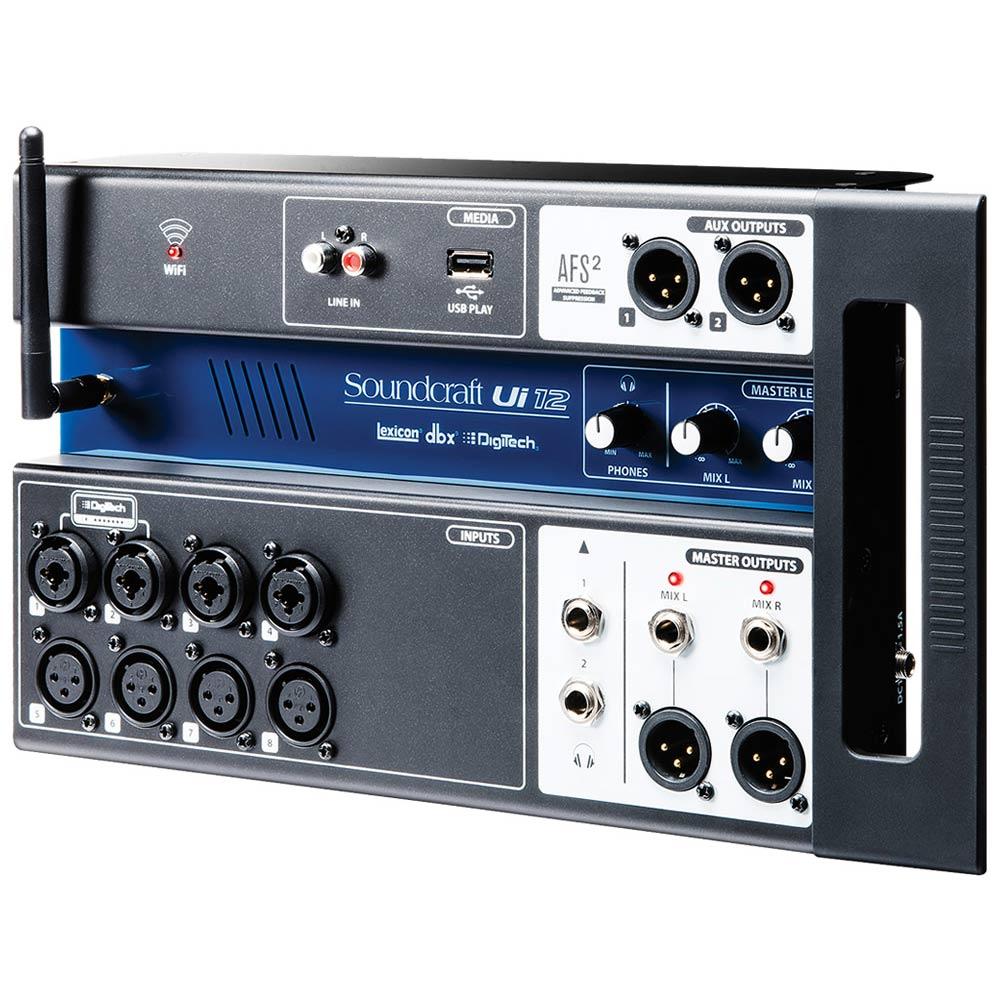 Digital Mixers - Soundcraft Ui12 12-input Remote-Controlled Digital Mixer