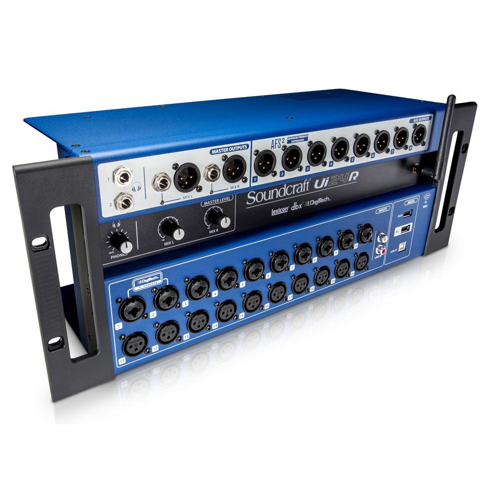 Digital Mixers - Soundcraft Ui24R 24-channel Digital Mixer & USB Multi-Track Recorder