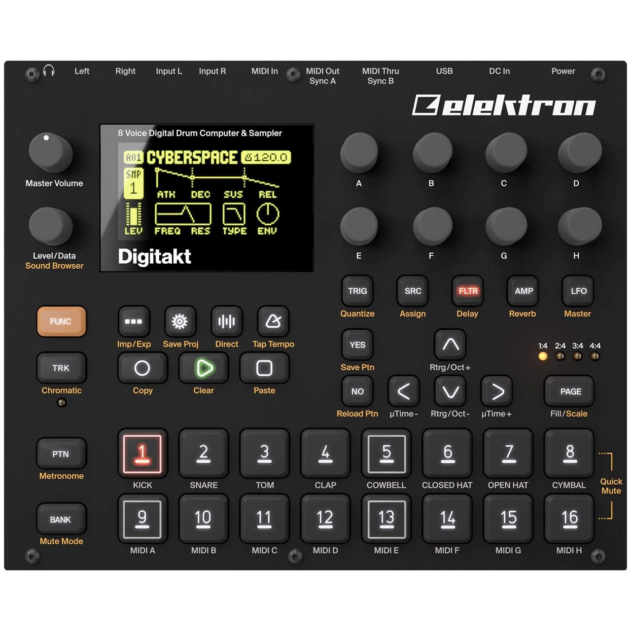 KR55 Pro Drum Machine/Mixer/Recorder Sounds Easy