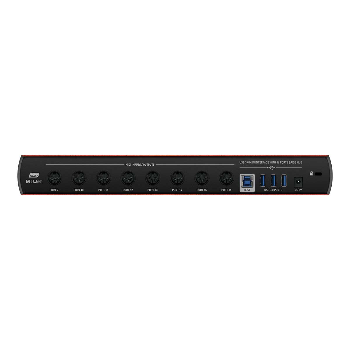 ESI M8U eX 16-port USB 3.0 MIDI Interface with USB Hub		