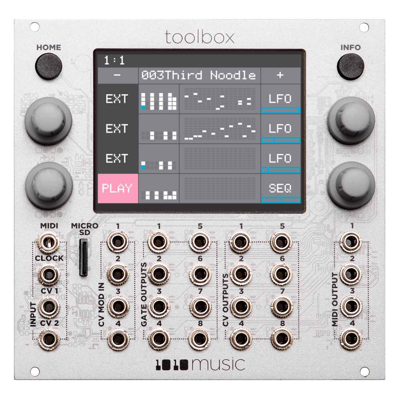 Eurorack Modules - 1010 Music Toolbox – Touchscreen Sequencer & Function Generator Eurorack Module
