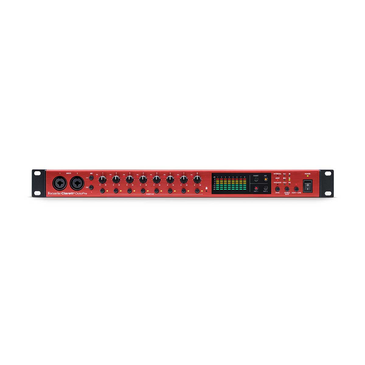 Focusrite Clarett+ OctoPre eight-channel ADAT microphone preamp