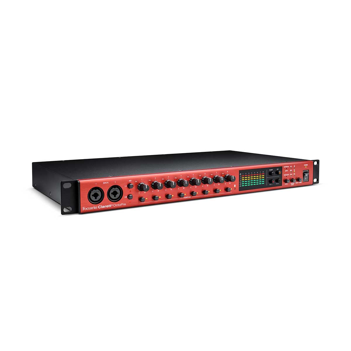 Focusrite Clarett+ OctoPre eight-channel ADAT microphone preamp