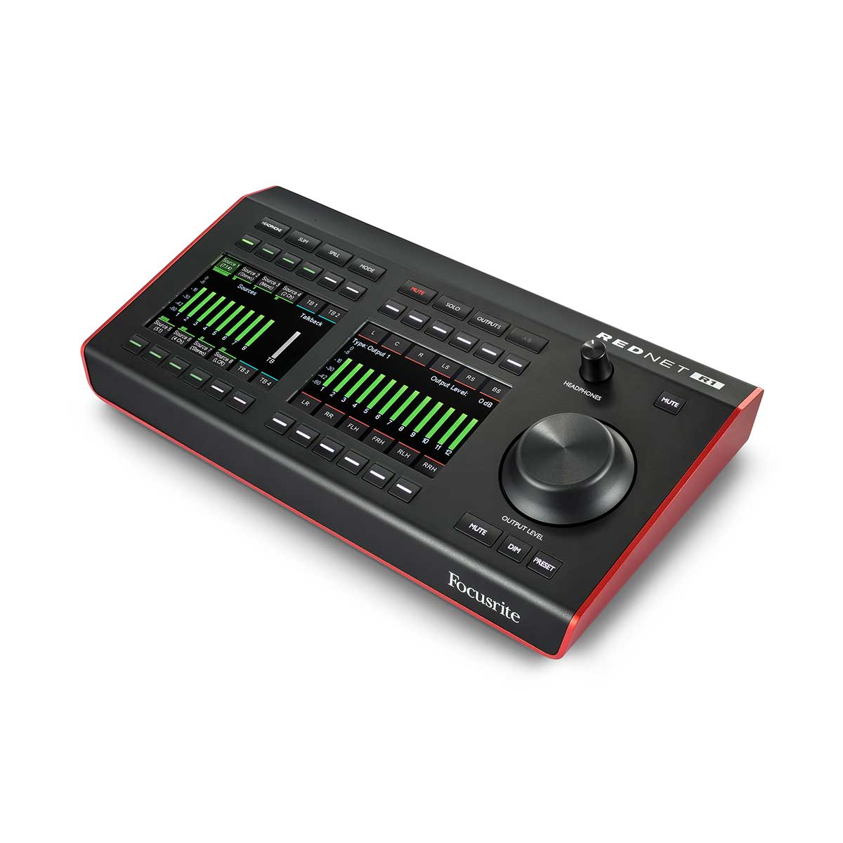 Focusrite RedNet R1Desktop Remote Controller for Red Interfaces with PoE