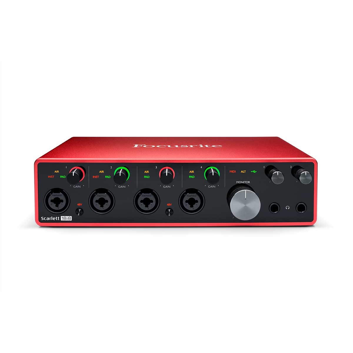 Focusrite Scarlett 18i8 (Gen 3) Front
