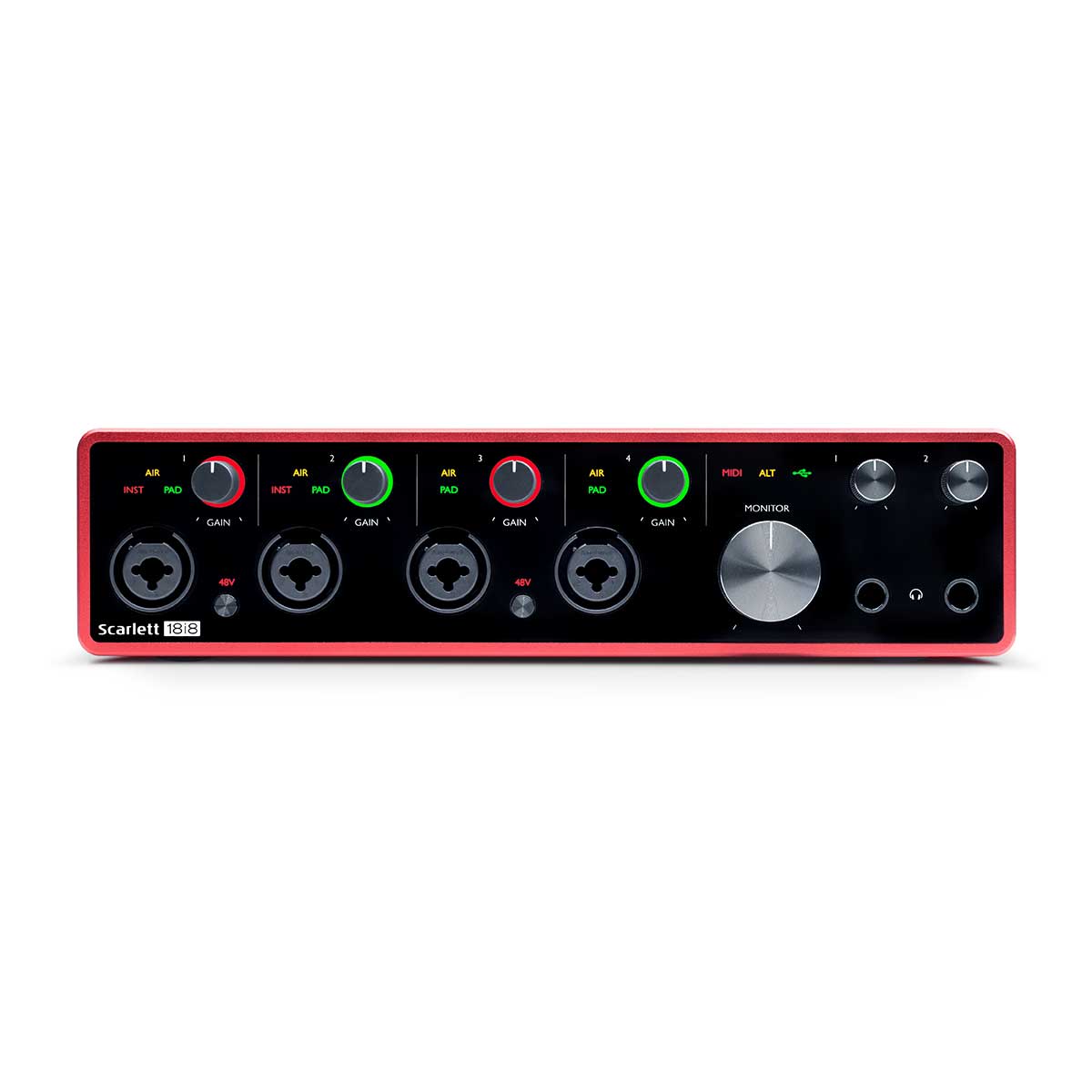 Focusrite Scarlett 18i8 (Gen 3) 18-in/8-out USB Audio Interface