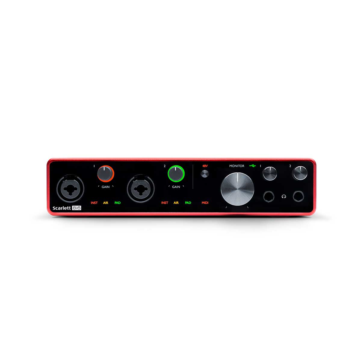 Focusrite Scarlett 8i6 (Gen 3) 8-in/6-out USB Audio Interface