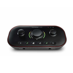 Focusrite Vocaster Two podcast interface for content creators