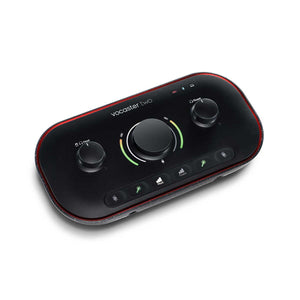  Focusrite Vocaster Two podcast interface for content creators