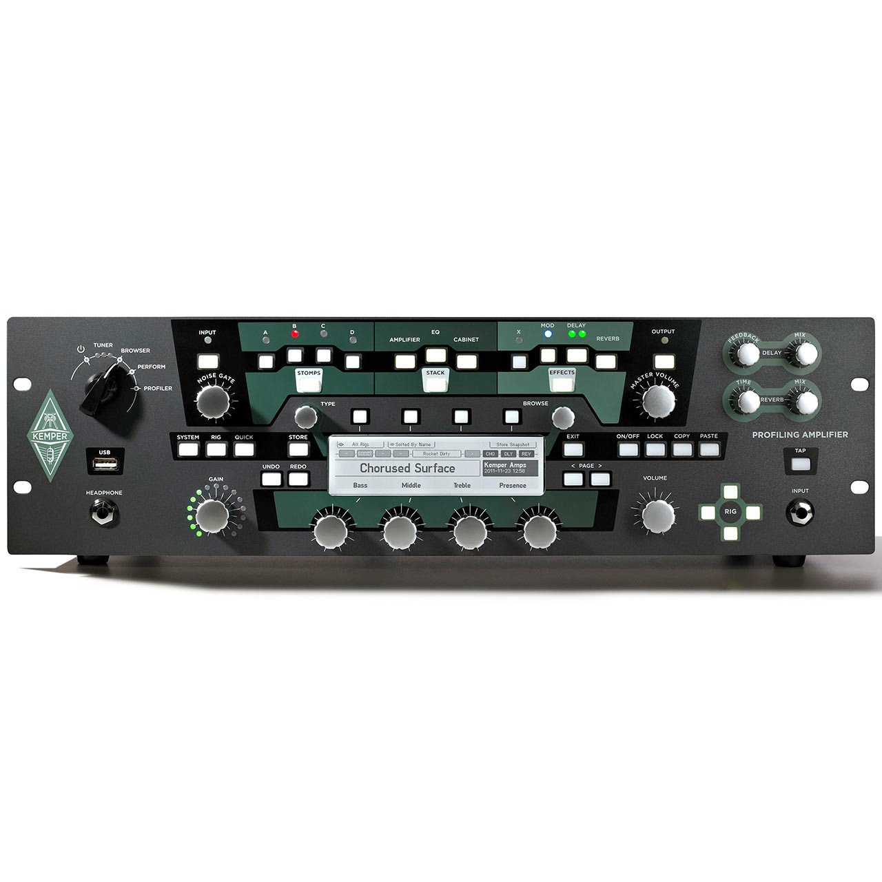 Guitar Amplifiers - Kemper Profiler Rack - Rack Mount Profiling Amplifier