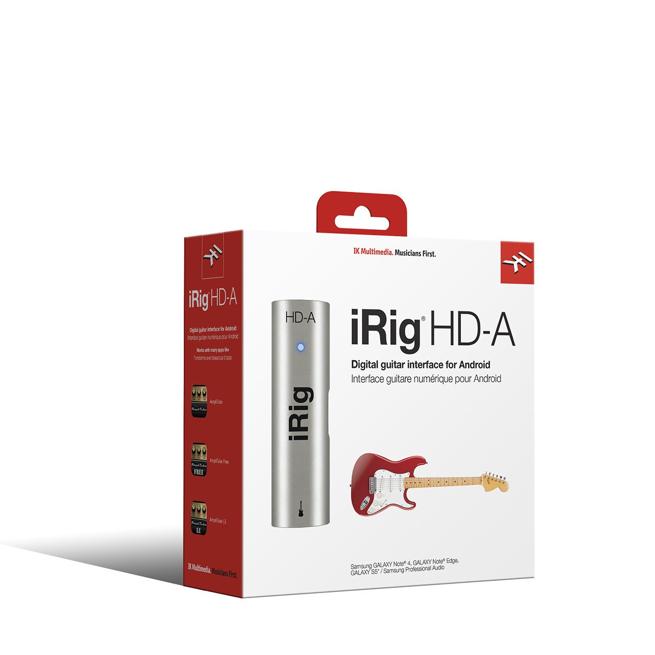 Guitar Audio Interfaces - IK Multimedia IRig HD-A Digital Guitar Interface For Android