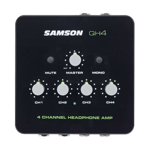 Headphone Amplifier - Samson QH4 - 4-Channel Headphone Amplifier