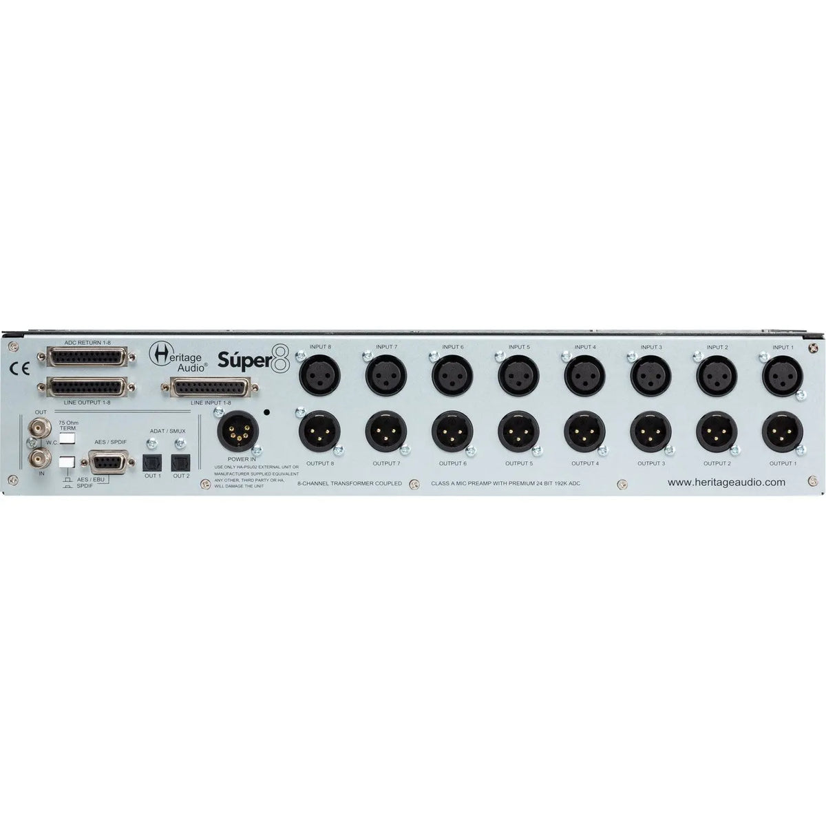 Heritage Audio Super 8 8-channel Mic Preamp