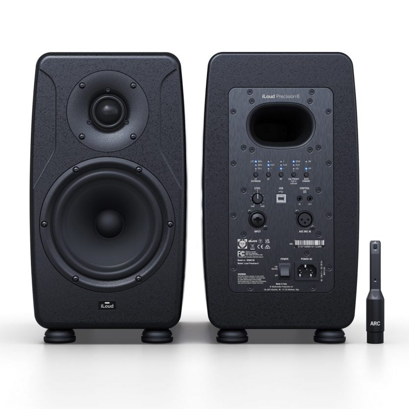 IK Multimedia iLoud Precision 6 Handcrafted 6.5" Digitally Controlled Studio Monitor (SINGLE)