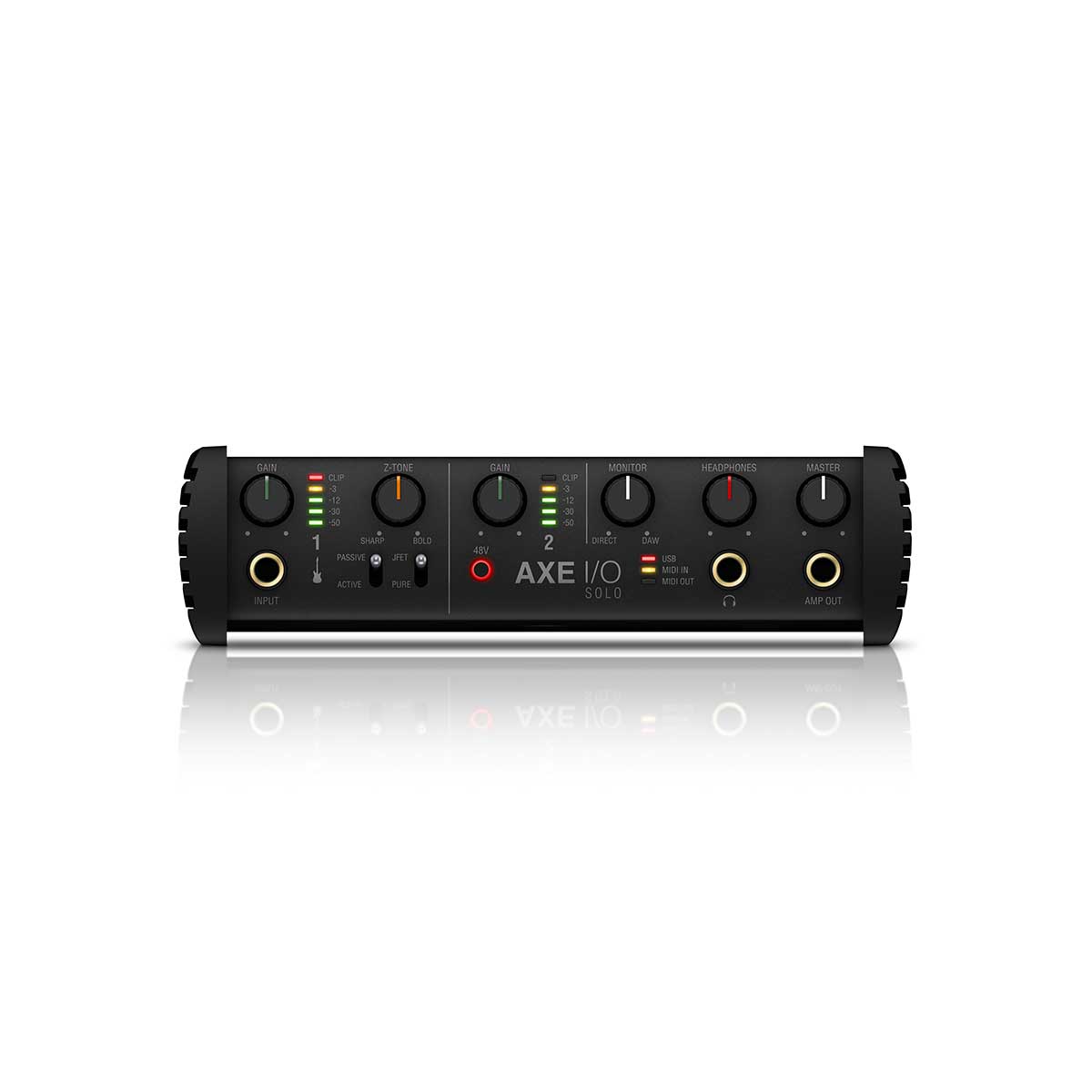 IK Multimedia AXE I/O SOLO USB Guitar Recording Interface Front