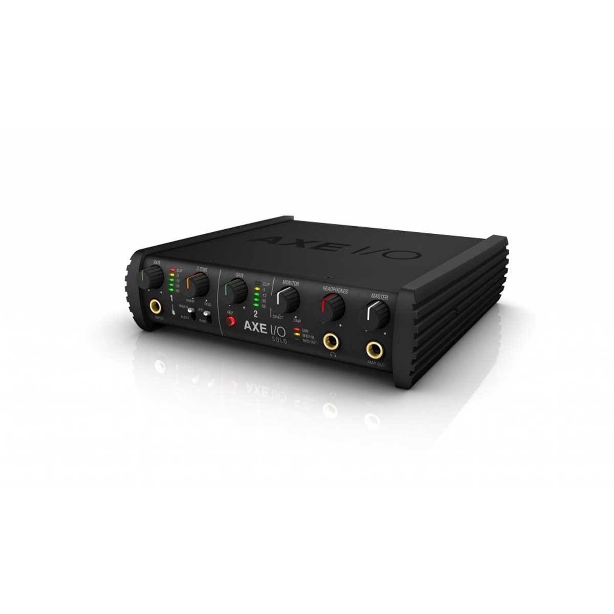 IK Multimedia AXE I/O SOLO USB Guitar Recording Interface Angle