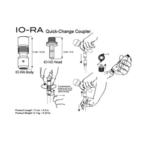 Triad-Orbit IO-RA IO Retrofit Quick-Change Coupler Aluminum