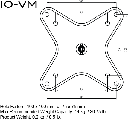Triad-Orbit IO-VM IO VESA Mount