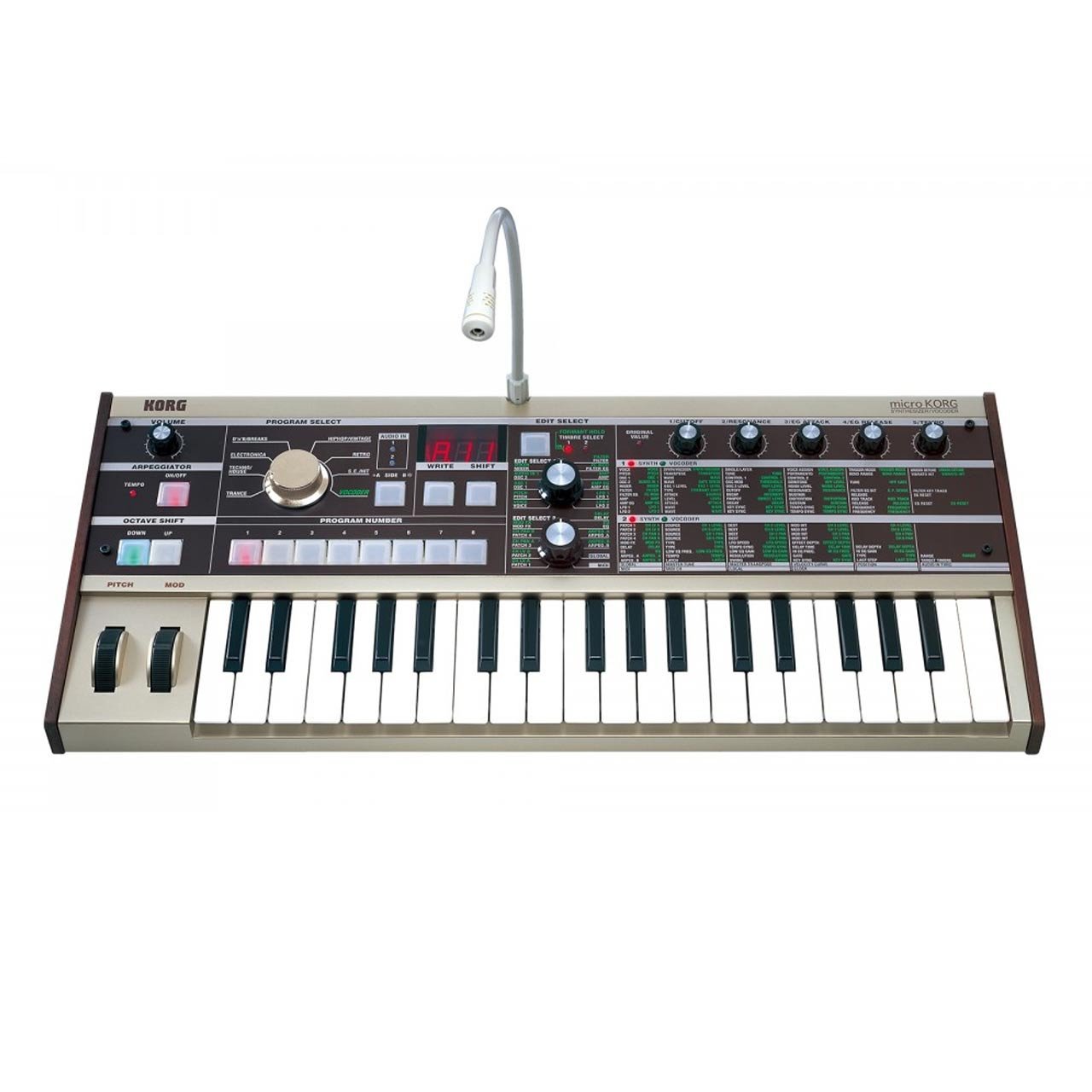 Keyboard Synthesizers - Korg MicroKORG Synthesizer Vocoder Keyboard
