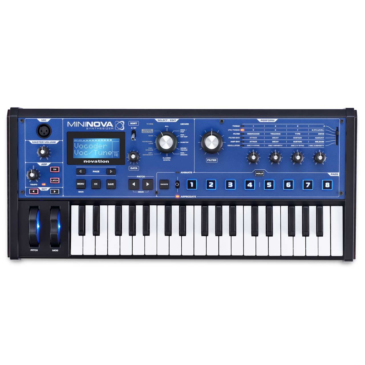 Keyboard Synthesizers - Novation MiniNova 37-Key Synthesizer Keyboard