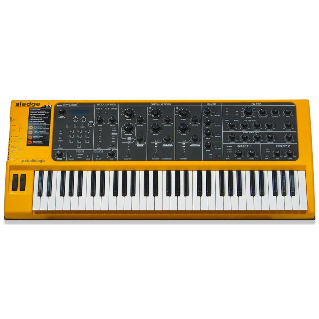 Keyboard Synthesizers - Studiologic Sledge Polyphonic Keyboard Synthesizer