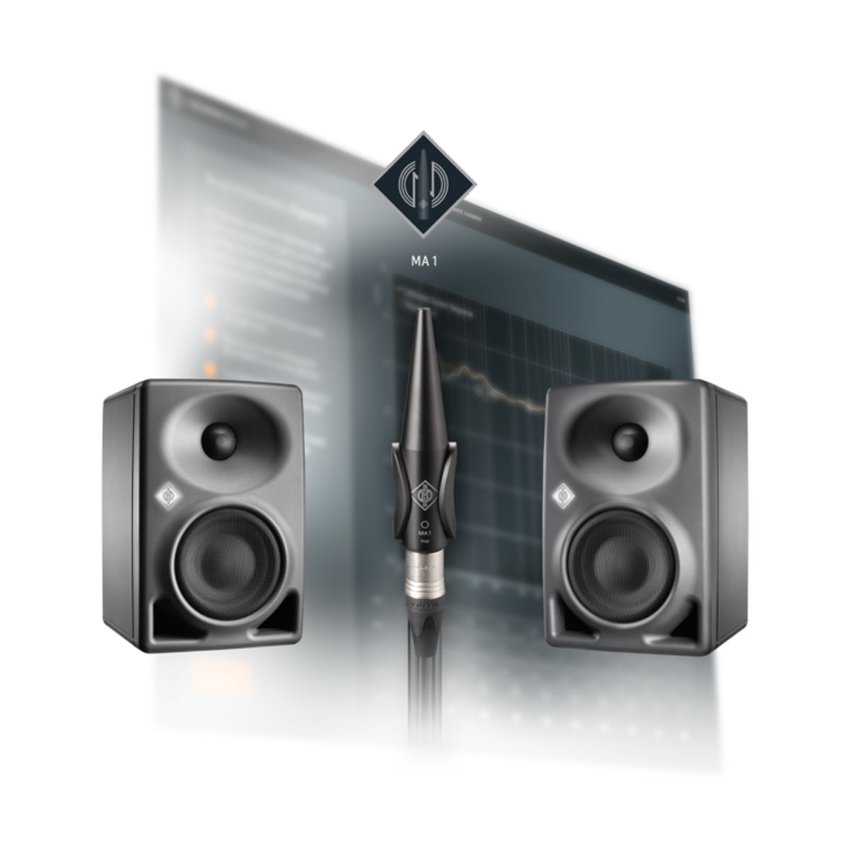 Neumann KH80 DSP (Pair) with MA 1 Measurement Mic - Alignment Kit