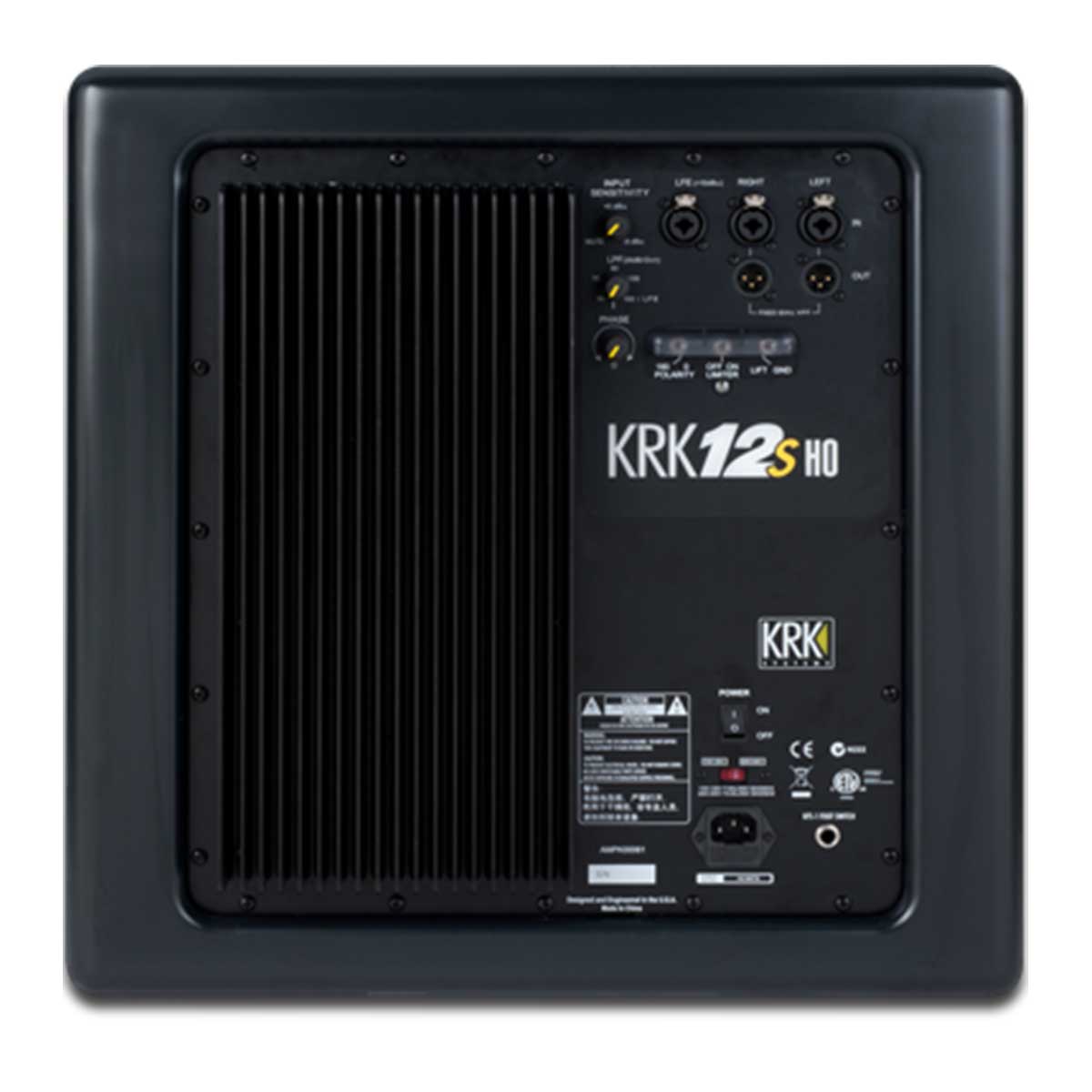 KRK 12sHO High Output Powered Studio Subwoofer