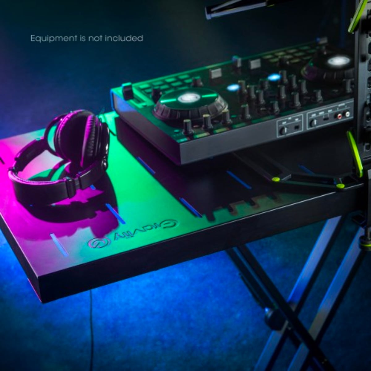 Gravity KSX2RD Set With Double Braced X-Frame Keyboard Stand & Rapid Desk