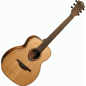 Lag Travel Guitar Red Cedar with Carry Bag