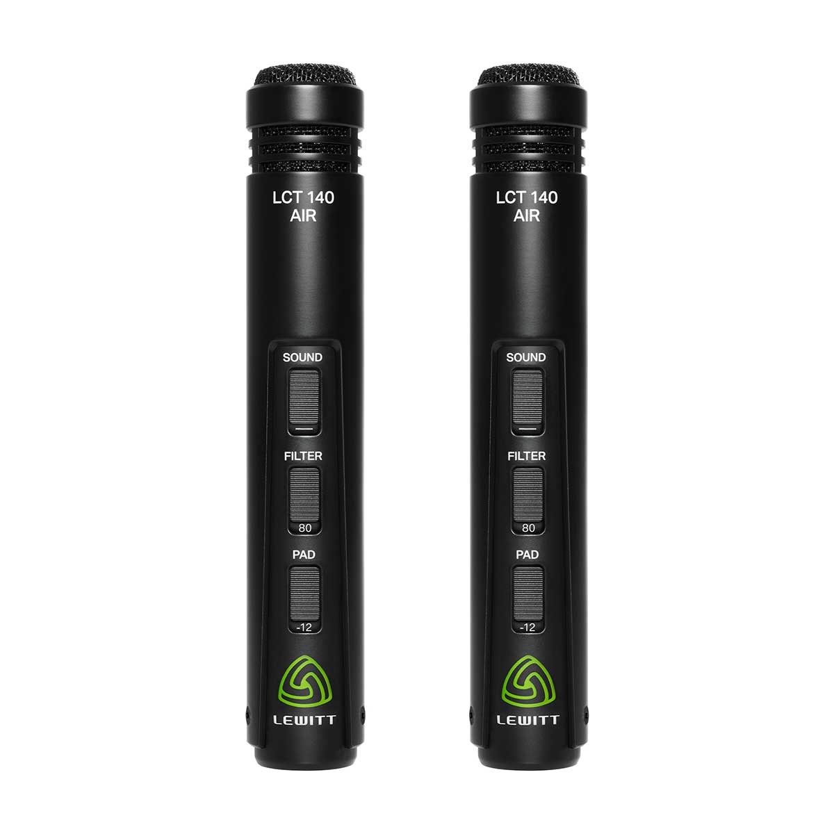 Lewitt  LCT 140 AIR Cardiod Condenser Microphones matched stereo pair