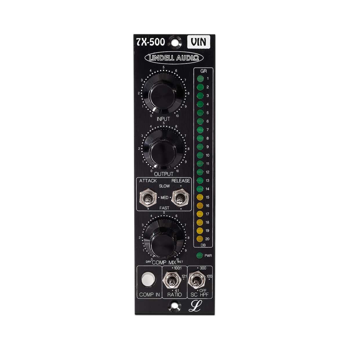 Lindell Audio LIN-7X500VIN 1 Cannel Transformer Vintage Coupled Comp / Limiter