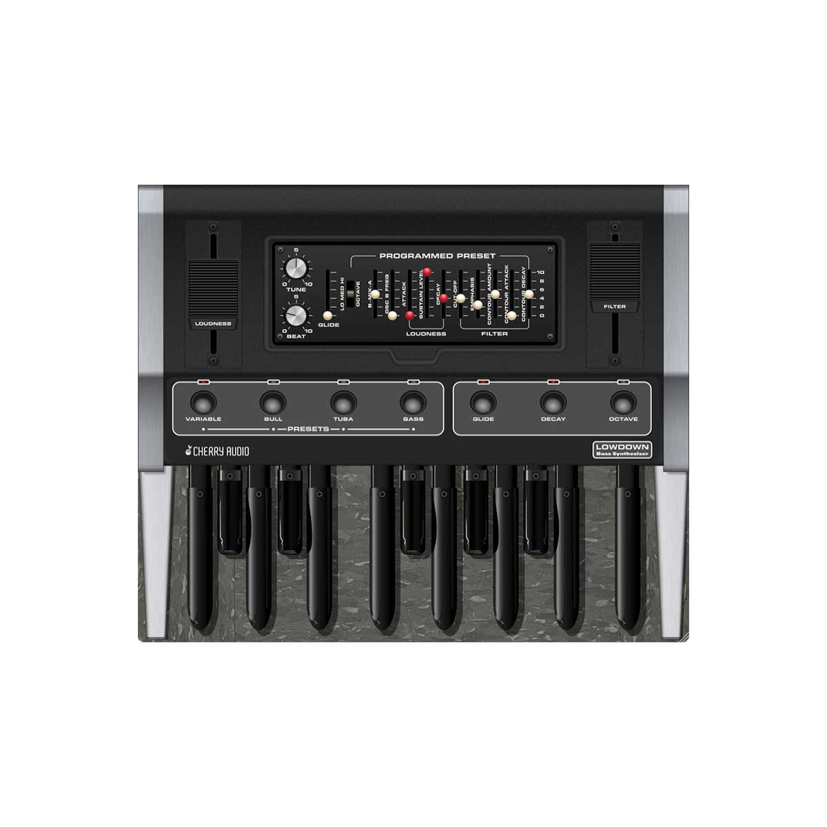 Cherry Audio Lowdown Bass Synthesizer Plug-In (Download + Serial Nr)