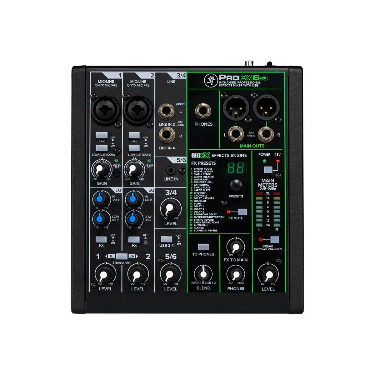 Mackie ProFX6 V3 Top