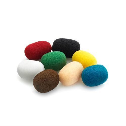 Microphone Accessories - DPA Microphones Miniature Foam Windscreen, Color Mix, 8 Pcs